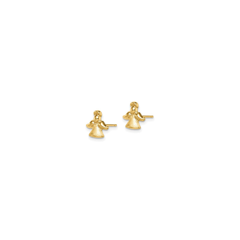 Angel Stud Earrings (14K) side - Popular Jewelry - New York