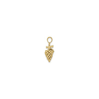 Bunch of Grapes Pendant (14K) side - Popular Jewelry - New York
