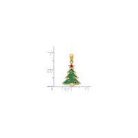 क्रिसमस ट्री आकर्षण (14K) स्केल - Popular Jewelry - न्यूयॉर्क