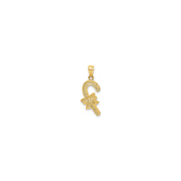 Түстүү камыштан жасалган кулон (14K) артка - Popular Jewelry - Нью-Йорк
