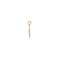 रंगीन क्यान्डी केन पेंडन्ट (१K के) साइड - Popular Jewelry - न्यूयोर्क