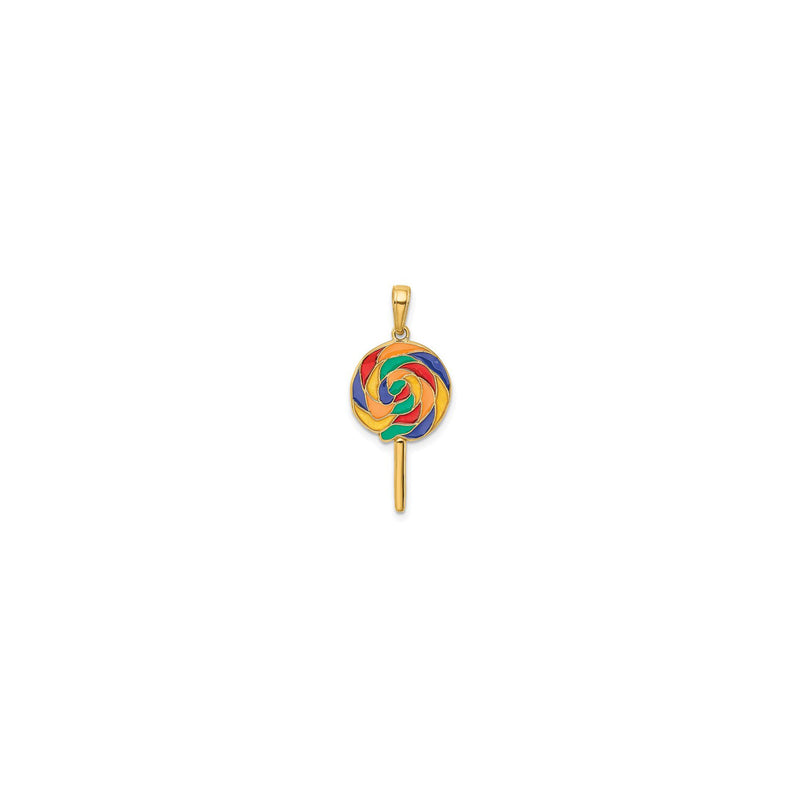 Colorful Lollipop Pendant (14K) back - Popular Jewelry - New York