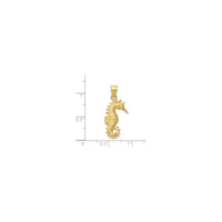Endearing Seahorse Pendant (14K) scale - Popular Jewelry - New York