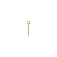 Endearing Seahorse Pendant (14K) side - Popular Jewelry - New York