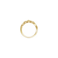 Configuració de l'anell groc (14K) de flor de lis - Popular Jewelry - Nova York