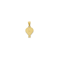 Hot Air Balloon Pendant (14K) back - Popular Jewelry - New York