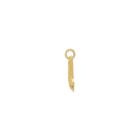 Улуп жаткан Карышкыр Кулон сары (14K) тарап - Popular Jewelry - Нью-Йорк