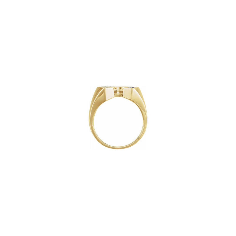 Icy Diamond Horseshoe Ring (14K) setting - Popular Jewelry - New York