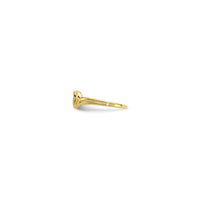 Összekapcsolódó szívgyűrű (14K) oldal - Popular Jewelry - New York