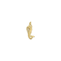 Mermaid Pendant (14K) front - Popular Jewelry - New York