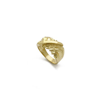 Nugget Fissure Ring (14K) diagonal - Popular Jewelry - New York