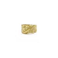 Nugget Fissure Ring (14K) front - Popular Jewelry - New York
