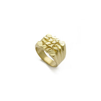 Дијагонален прстен со ознаки на грутки (14K) - Popular Jewelry - Њујорк