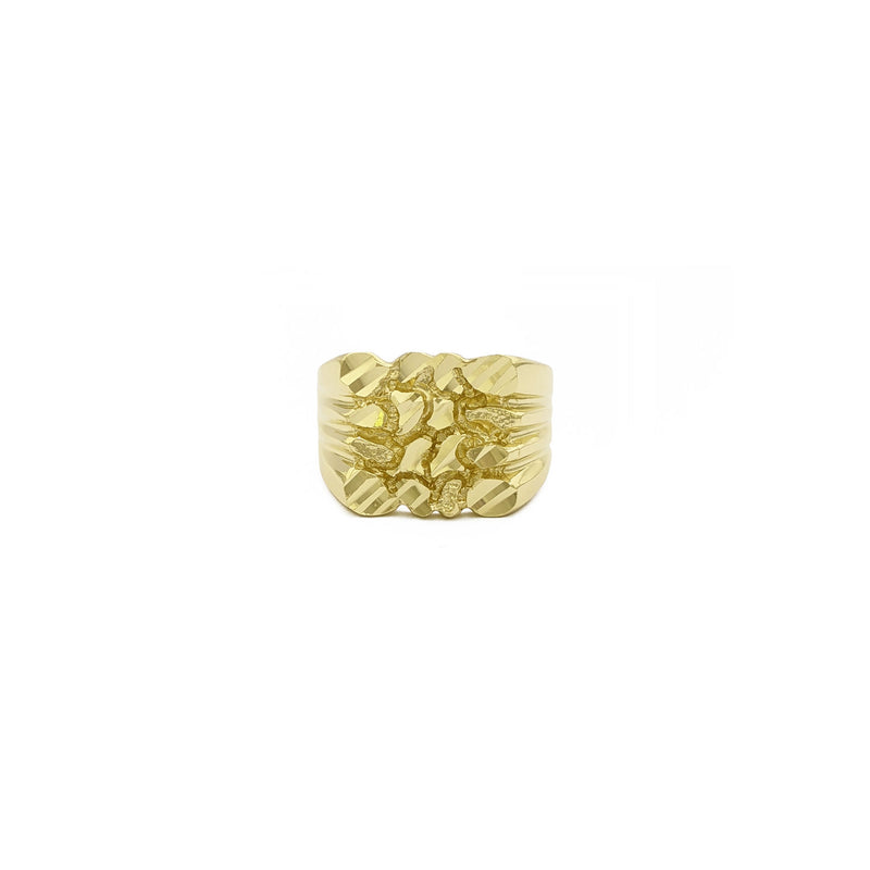 Nugget Signet Ring (14K) front - Popular Jewelry - New York