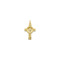 Privjesak s križem Svetog Ante (14K) sprijeda - Popular Jewelry - Njujork