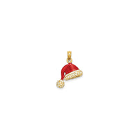 聖誕老人帽子吊墜（14K）正面- Popular Jewelry - 紐約