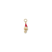 聖誕老人帽子吊墜（14K）側- Popular Jewelry - 紐約