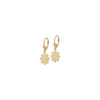 Snowflake Dangling Earrings (14K) lehlakore - Popular Jewelry - New york