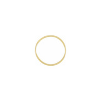 Pengaturan Stackable Plain Band Ring kuning (14K) - Popular Jewelry - New York