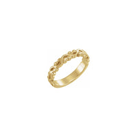 波浪可疊戴戒指（14K）對角線- Popular Jewelry - 紐約