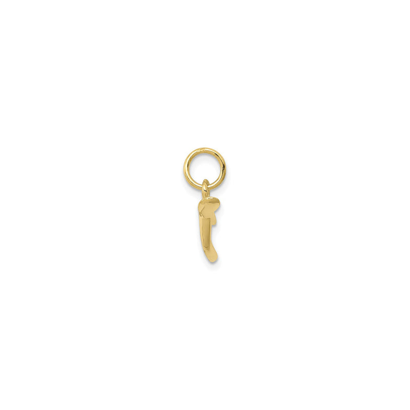 Wishbone Pendant (14K) side - Popular Jewelry - New York