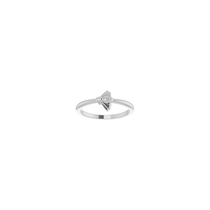 Bee Stackable Ring (Silver) front - Popular Jewelry - New York