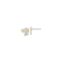 Heart-Bearer Angel Stud Earrings (Silver) main  - Popular Jewelry - New York