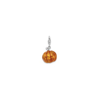 Jack-O'-Lantern Charm (Silver) 뒷면- Popular Jewelry - 뉴욕