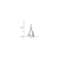 Moveable Bell Charm (Silver) scale - Popular Jewelry - New York