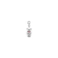Polar Bear on Sled Charm (Silver) side - Popular Jewelry - न्यूयॉर्क