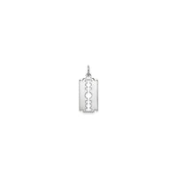 Pendenti tal-Razor Blade (Silver) quddiem - Popular Jewelry - New York