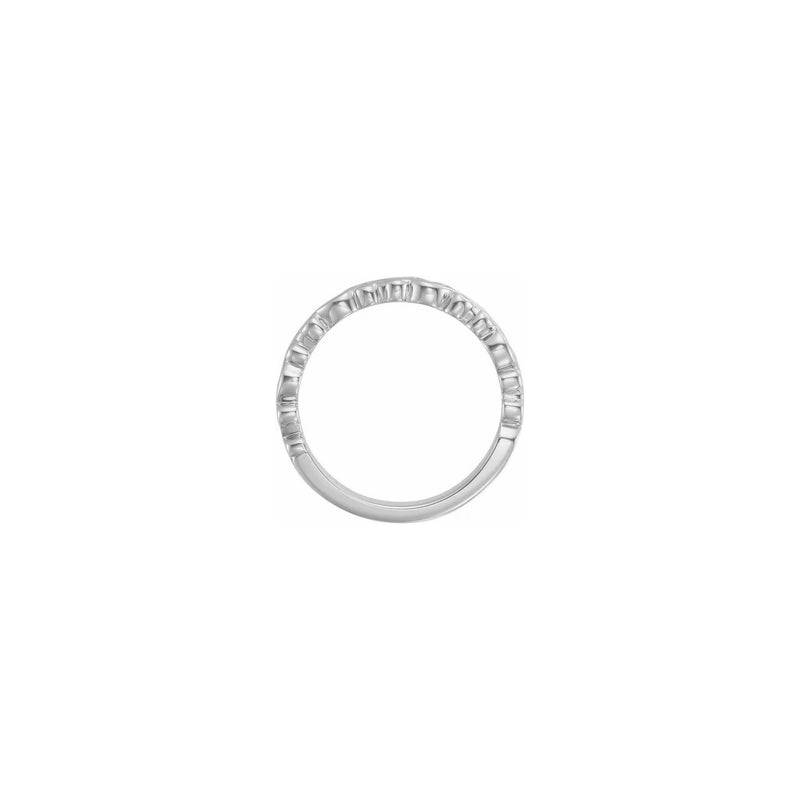 Wavy Stackable Ring (Silver) setting - Popular Jewelry - New York