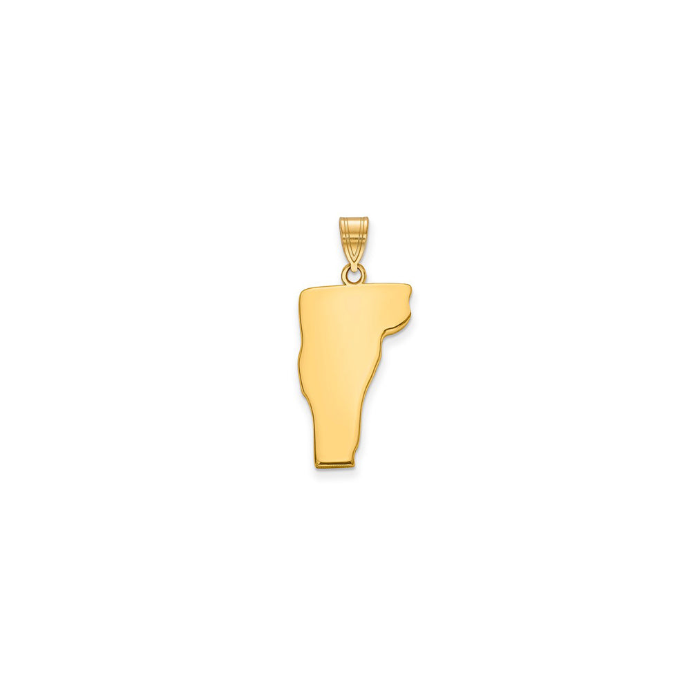 Plain Vermont State Pendant (14K)