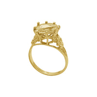 Vintage Taurus Zodiac Sign Lady Ring (14K)