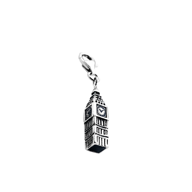 Vintage Big Ben Clock Tower (Silver) Popular Jewelry New York