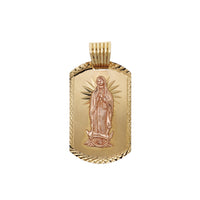 Virgin Mary Dog Tag Pendant (14K) Popular Jewelry New York