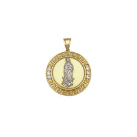 Virgin Mary Medallion կախազարդ (14K) Popular Jewelry Նյու Յորք