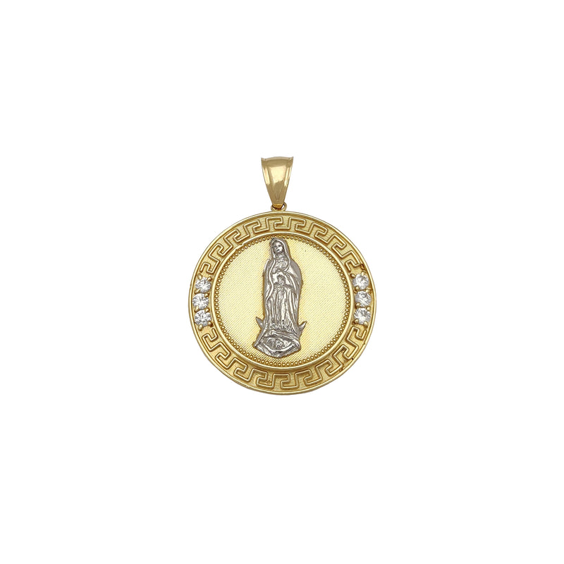 Virgin Mary Medallion Pendant (14K) Popular Jewelry New York
