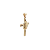 Virgin Mary Cross Pendant (14K) Popular Jewelry New York
