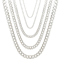 Solid Italian-Cuban Necklace (14K)