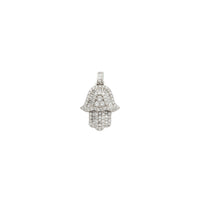 Timantti Iced-Out Hamsa -riipus (14K)