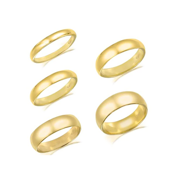 Plain Wedding Band Ring (10K)