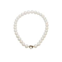 Diamond yeSouth Sea White Pearl Necklace (14K)
