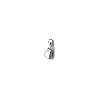 Mini Purse Pendant (14K) White Gold. Popular Jewelry New York