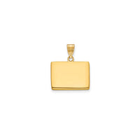 Plain Wyoming State Pendant (14K)