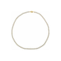 Žuta slatkovodna biserna ogrlica - 16 - Popular Jewelry - New York