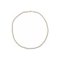 Žuta slatkovodna biserna ogrlica - 18 - Popular Jewelry - New York