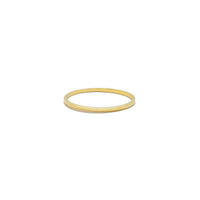 黄金Comfort Fit Classic苗条带环（14K） Popular Jewelry 纽约