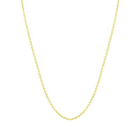 Yellow Thin Cable Chain (Silver)