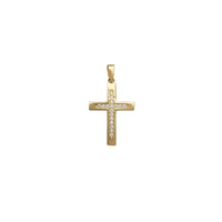 آویز صلیبی تنظیم کانال زیرکونیا (14K) Popular Jewelry نیویورک